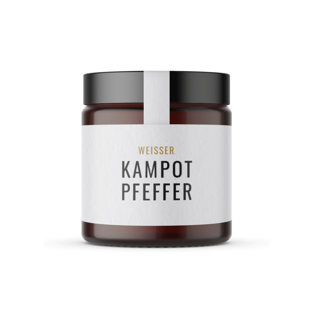 Weißer Kampot Pfeffer